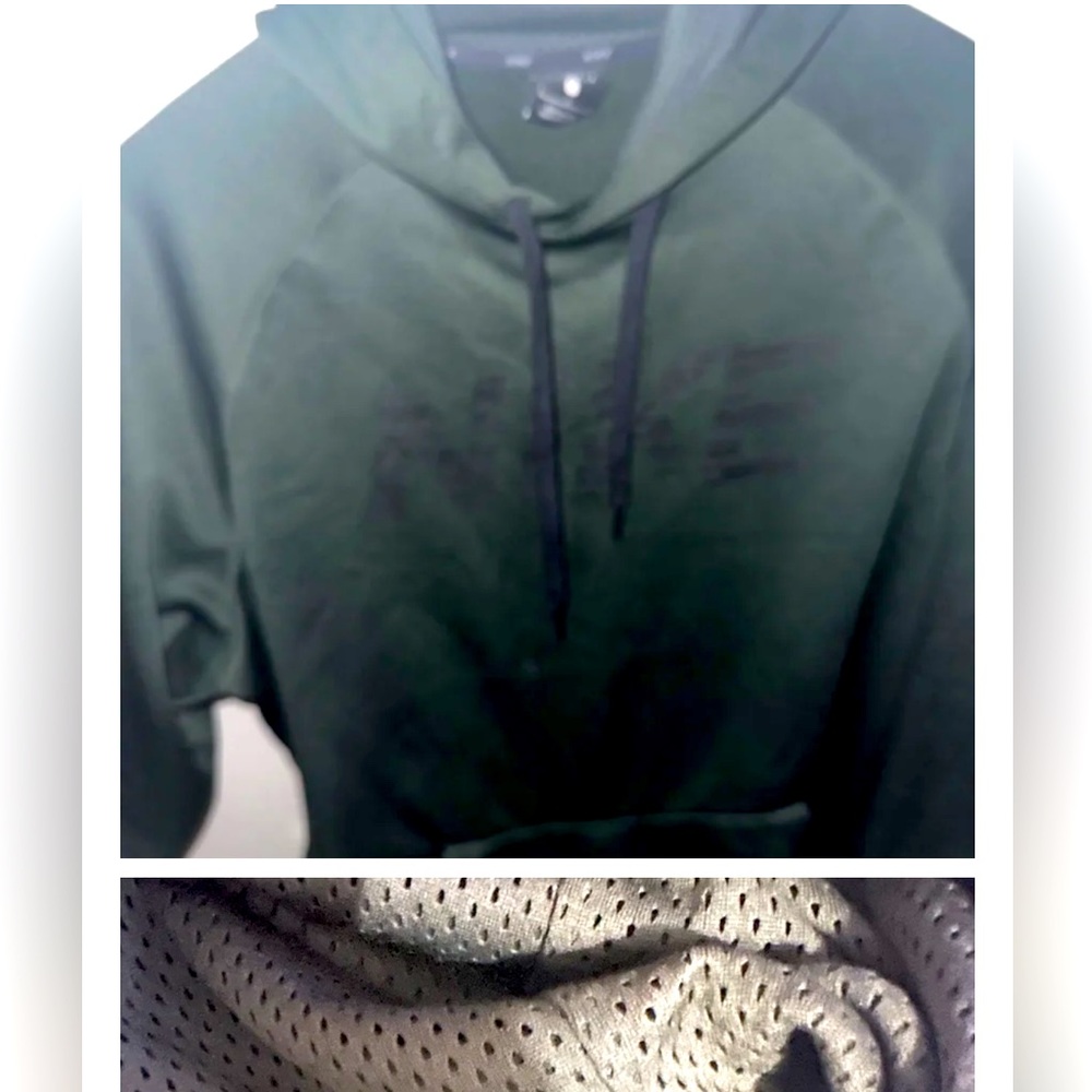 Nike hoodie dri fit green